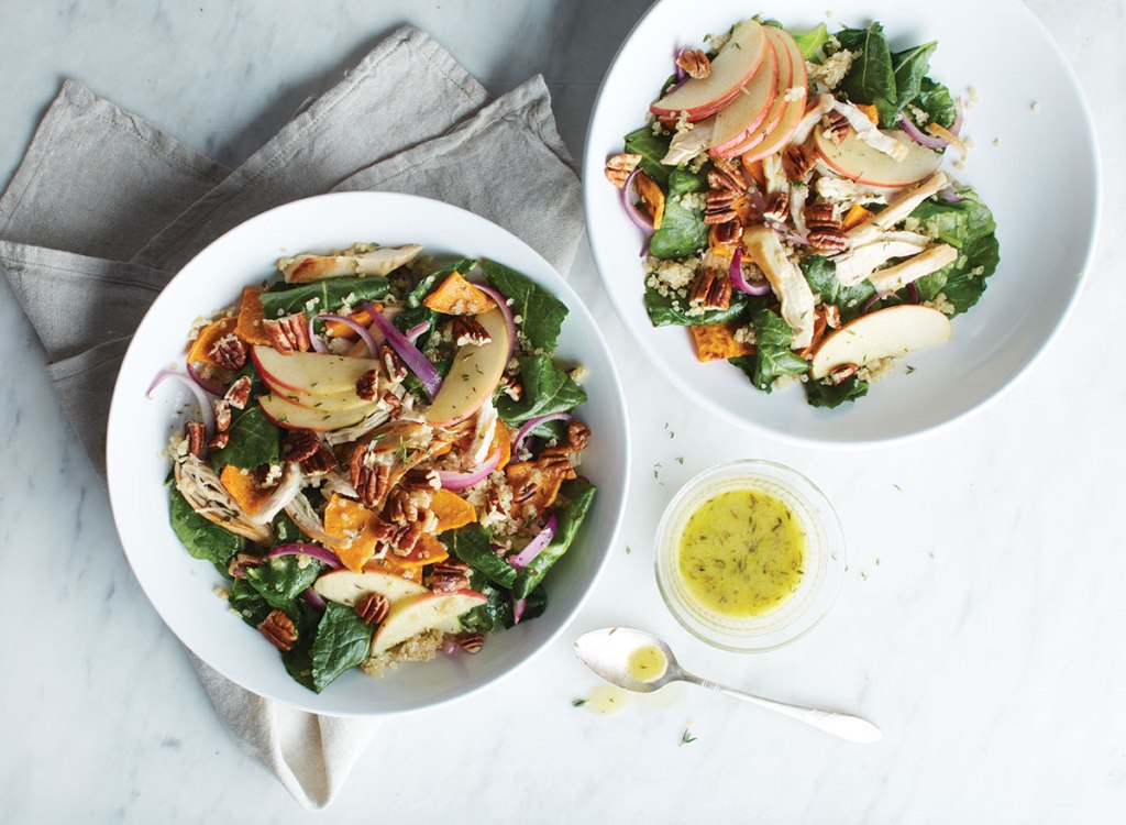 Salade-avec-chou-frisé-et-Quinoa